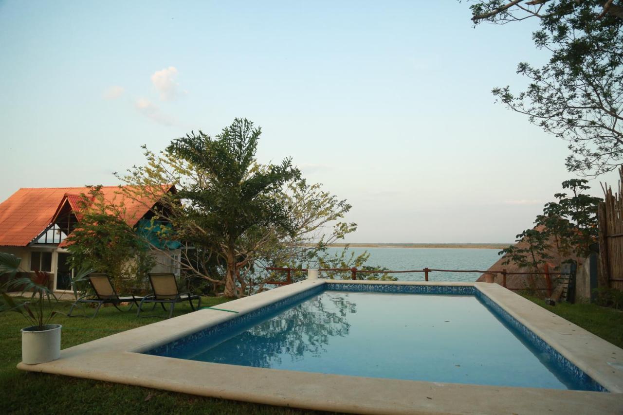 Seven Blue House Village & Lodge Bacalar Esterno foto