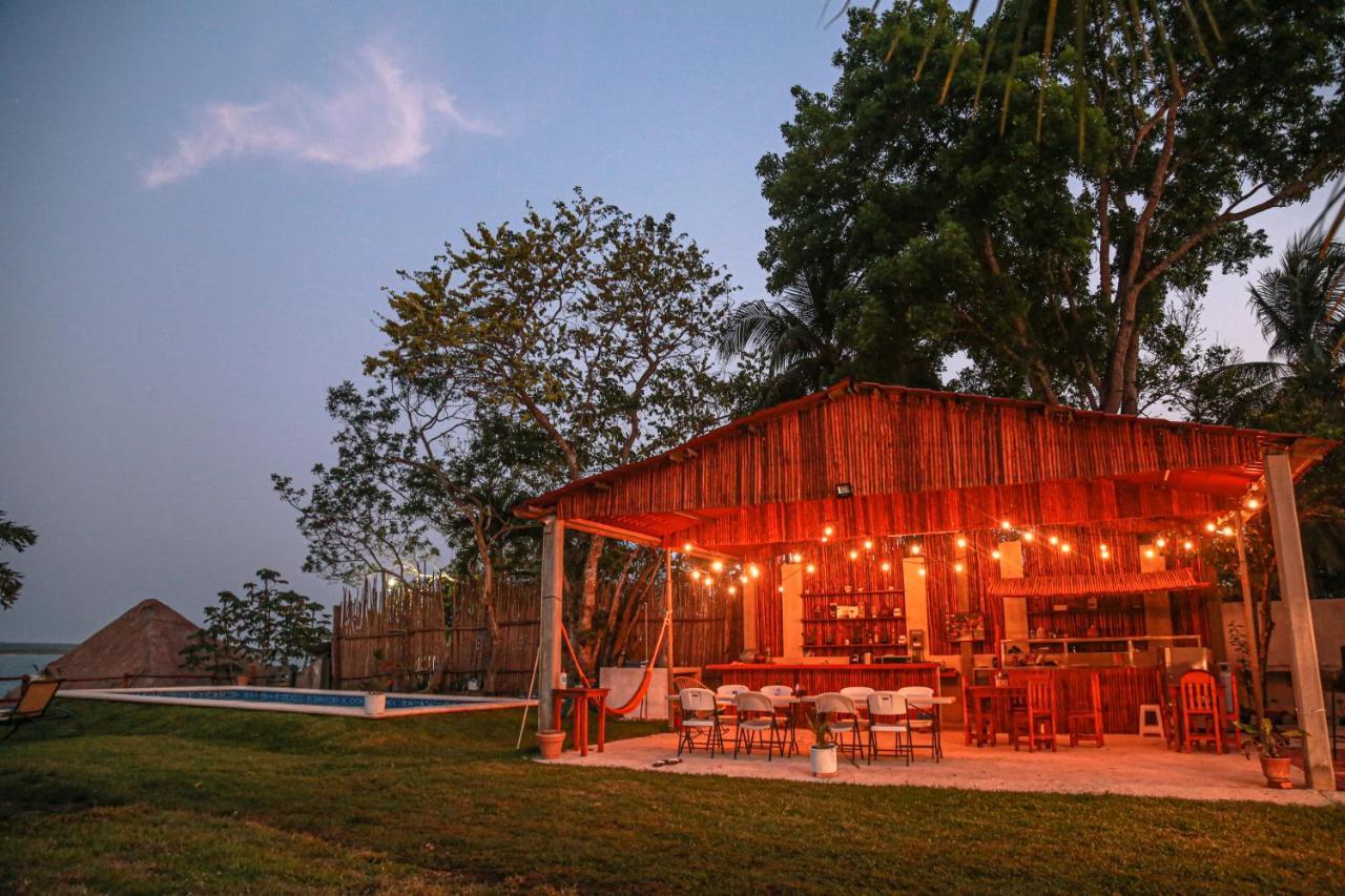 Seven Blue House Village & Lodge Bacalar Esterno foto