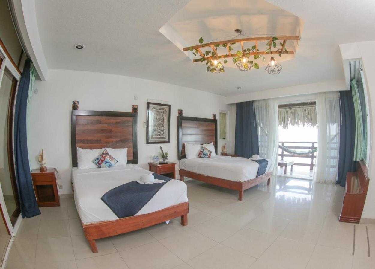 Seven Blue House Village & Lodge Bacalar Esterno foto