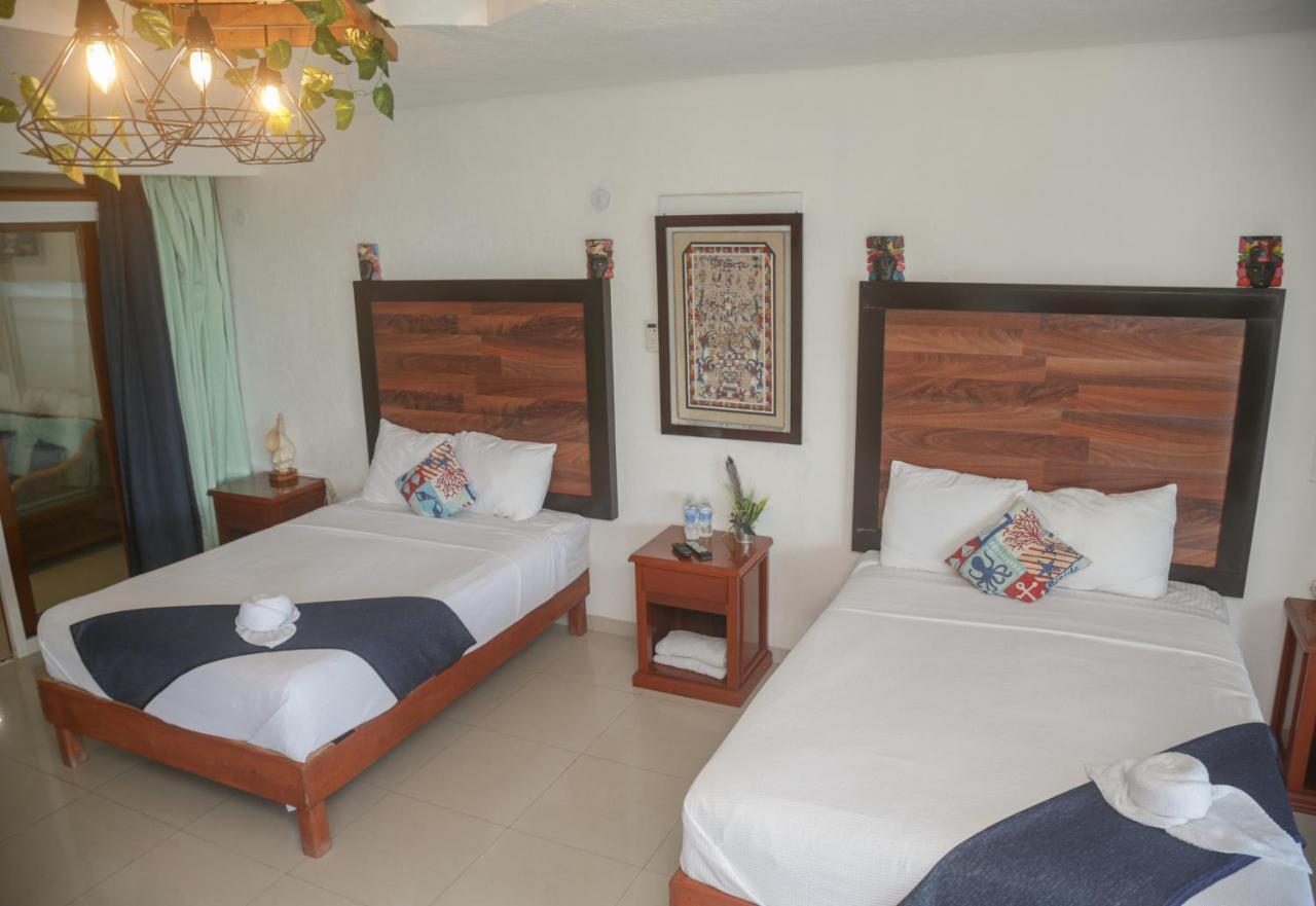 Seven Blue House Village & Lodge Bacalar Esterno foto