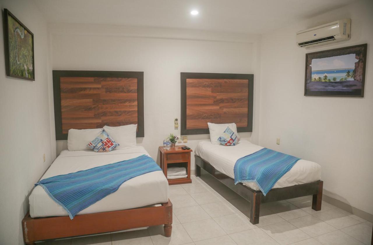 Seven Blue House Village & Lodge Bacalar Esterno foto