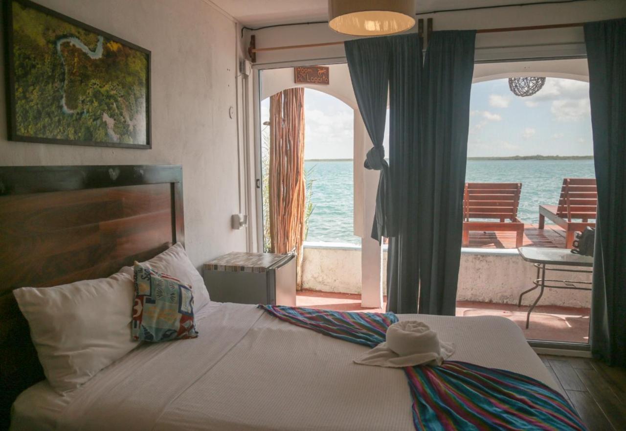 Seven Blue House Village & Lodge Bacalar Esterno foto