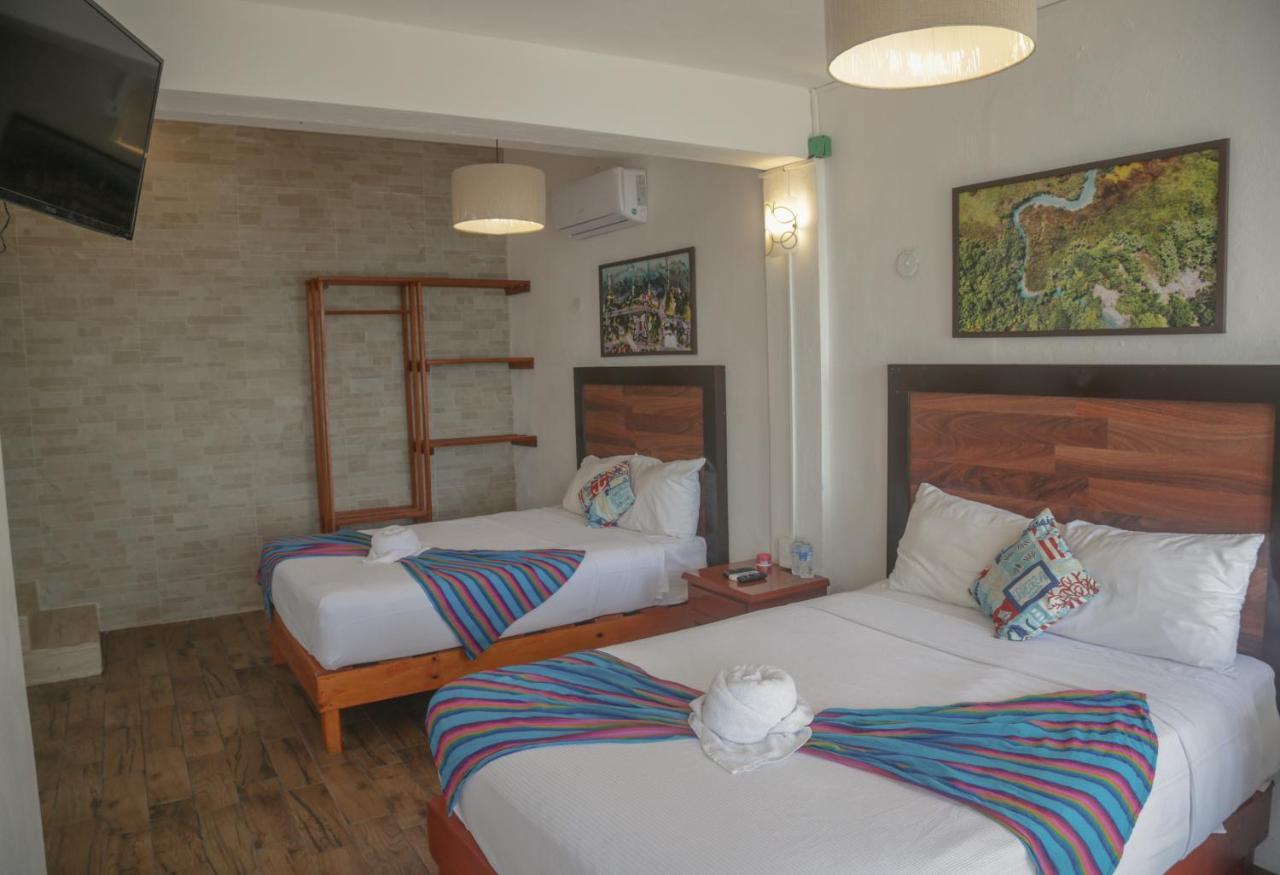 Seven Blue House Village & Lodge Bacalar Esterno foto