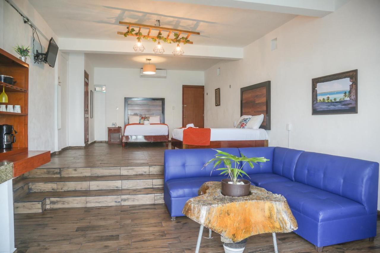 Seven Blue House Village & Lodge Bacalar Esterno foto