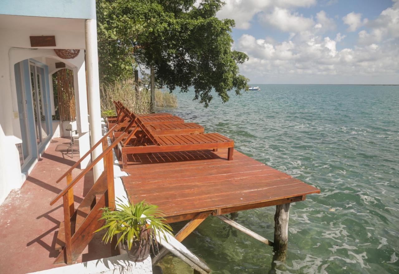 Seven Blue House Village & Lodge Bacalar Esterno foto